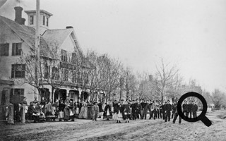 People Outside Iyannough House
